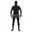 Man's Full Body Black Color Spandex Lycra Zentai