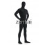 Man's Full Body Black Color Spandex Lycra Zentai