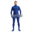 Man's Full Body Blue Color Spandex Lycra Zentai