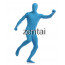 Man's Full Body Blue Color Spandex Lycra Zentai