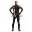 Man's Full Body Brown Color Shiny Metallic Zentai