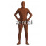 Man's Full Body Brown Color Spandex Lycra Zentai