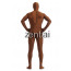 Man's Full Body Brown Color Spandex Lycra Zentai