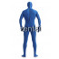 Man's Full Body Dark Blue Color Spandex Lycra Zentai