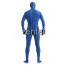 Man's Full Body Dark Blue Color Spandex Lycra Zentai