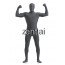 Man's Full Body Dark Gray Color Spandex Lycra Zentai