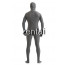Man's Full Body Dark Grey Color Spandex Lycra Zentai