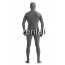 Man's Full Body Dark Grey Color Spandex Lycra Zentai