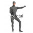 Man's Full Body Dark Grey Color Spandex Lycra Zentai