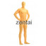 Man's Full Body Dark Orange Color Spandex Lycra Zentai