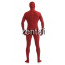 Man's Full Body Dark Red Color Spandex Lycra Zentai