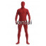 Man's Full Body Dark Red Color Spandex Lycra Zentai