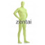 Man's Full Body Light Green Color Spandex Lycra Zentai