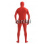 Man's Full Body Light Red Color Spandex Lycra Zentai