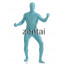 Man's Full Body LightSkyBlue Color Spandex Lycra Zentai