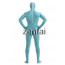 Man's Full Body LightSkyBlue Color Spandex Lycra Zentai