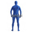 Man's Full Body Navy Blue Color Spandex Lycra Zentai