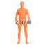 Man's Full Body Orange Color Spandex Lycra Zentai
