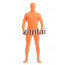 Man's Full Body Orange Color Spandex Lycra Zentai