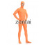 Man's Full Body Orange Color Spandex Lycra Zentai