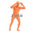 Man's Full Body Orange Color Spandex Lycra Zentai