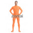 Man's Full Body Orange Color Spandex Lycra Zentai