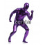 Man's Full Body Purpler Color Shiny Metallic Zentai