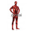 Man's Full Body Red Color Shiny Metallic Zentai