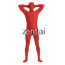 Man's Full Body Red Color Spandex Lycra Zentai