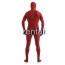 Man's Full Body Red Color Spandex Lycra Zentai