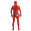 Man's Full Body Red Color Spandex Lycra Zentai