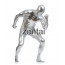 Man's Full Body Silver Color Shiny Metallic Zentai
