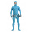 Man's Full Body Sky Blue Color Spandex Lycra Zentai