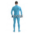 Man's Full Body Sky Blue Color Spandex Lycra Zentai