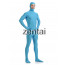 Man's Full Body Sky Blue Color Spandex Lycra Zentai