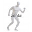 Man's Full Body White Color Spandex Lycra Zentai