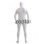 Man's Full Body White Color Spandex Lycra Zentai