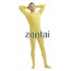 Man's Full Body Yellow Color Spandex Lycra Zentai