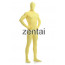 Man's Full Body Yellow Color Spandex Lycra Zentai