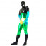 Multicolor Mixed Color Spandex Zentai