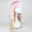 Pink and White Mixed Color 55cm Sweet Lolita Wavy Cosplay Wig