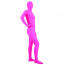 Pink Spandex Lycra Unisex Zentai Suit