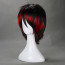 Punk Style Black and Red Mixed Color 35cm Oji Lolita Cosplay Wig
