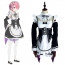 Re：Life in a different world from zero Cosplay Costume ラム Ram Costume Maid Clothing