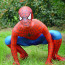 Red and Blue Lycra Full Body Spiderman Zentai