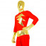  Red and Golden Mixed Color Spandex Zentai