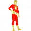  Red and Golden Mixed Color Spandex Zentai