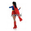 Sexy Female Superman Full Body Spandex Lycra Zentai Suit