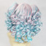 Sky Blue and Pink Curly Pigtails 45cm Sweet Lolita Cosplay Wig