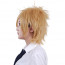 Synthetic Fiber Yellow Short Cosplay Wig 